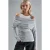 Zachte Touch Ronde Hals Lange Mouw Dubbele Laag Gebreide Blouse