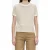 A.P.C. T-shirt Cropped Short Sleeve Contrast Putty