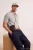 TRENDYOL MAN Heren Groen Gestructureerd Kort Regular fit Poloshirts