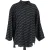 Balenciaga BB Logo Lange Mouwen Shirt in Zwarte Zijde