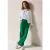 Cecil Dames Wide Legs mousseline broek in Groen
