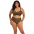Elomi high waist bikinibroekje Sunset Shimmer met lurex bruin