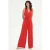 Rinascimento jumpsuit met ceintuur – rood