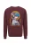 Oldskull Sweatshirt ‘Asian Virtual Logo Graphic’  bordeaux