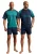LE JOGGER Pyjama kort  marine / petrol