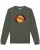 Watapparel Sweatshirt ‘ Pizza Planet ‘  olijfgroen / gemengde kleuren