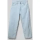 Garcia straight fit jeans met logopatch