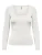 Only Female Shirts En Tops 15302647 Onlea L/s Deep Neck Top Jrs Noos