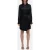 Closed Short Wrap Dress Black
