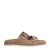 Manfield suède slippers beige