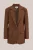 WE Fashion – Dames relaxed fit blazer – Relaxed Fit – Bruin –