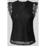 Pieces Blouseshirt met kant, model ‘COLLINE’