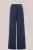 WE Fashion – Dames wide leg broek – Regular fit – Donkerblauw – Viscose –