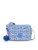 KIPLING Schoudertas ‘Abanu’  blauw / donkergrijs / zwart / wit