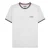 Lambretta Heren SS25 Triple Tipped Pique T-shirt (Wit/Navy/Tabak/Royal Blue)
