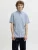 J&j Premium Jprblublake Pique Detail S/s Shirt Overhemd Ashley Blue