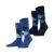 Burlington sokken Everyday Argyle SO – blauw (set van 2)