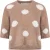 Nukus Trui Lara Pullover Dots Taupe dames
