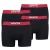 LEVI’S ® Boxershorts  bloedrood / zwart / wit