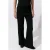 Mango flared broek – zwart