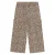 Daily7 wide leg casual broek met panterprint beige