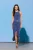 TRENDYOLMİLLA Dames Blauw Effen Maxi Mouwloos Bodycon Jurken