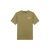 Malelions T-shirt met backprint army/orange