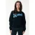 Colourful Rebel sweater zwart met glitter