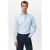 Mango Man Slim gestreepte casual overhemd blauw