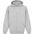 Slazenger Heren Polycotton Full Zip Hoodie (Grijze Mergel)