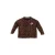 Z8 mini longsleeve met borduursels en panterprint – bruin/donkerbruin
