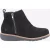 Hush Puppies Libby Suède Dames Zwarte Laarzen