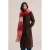 WE Fashion geruite sjaal rood