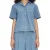 A.P.C. Short-sleeve Shirt Maeva Light Blue