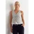 Gestreepte Cropped Gilet