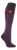 Heat Holders – Dames kniehoge thermo skisokken – Paars / Houtskool
