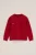WE Fashion – Jongens T-shirt met structuur – Relaxed Fit – Vuurrood – Katoen –