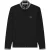 Boss Heren Track Jacket met geborduurd logo en lange mouwen (Zwart)
