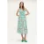 Motivi Midi Dress With Foulard Pattern White