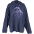 Givenchy Lightning Gedrukt Trekkoord Hoodie In Diepblauwe Katoen