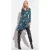 PINKO Alaccia Abito Crepe De Chine S Multi Black/cornflower Blue