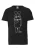 LOGOSHIRT Shirt ‘Maus’  zwart / wit