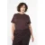 Zizzi T-shirt donkerbruin