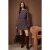 TRENDYOLMİLLA Dames Bruin Geruit Kort / Mini Lang Casual A-lijn Jurken