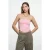Dames Strapless Cropped Bandeau Top