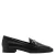 Mango leren loafers – zwart
