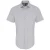 Premier Heren Poplin Stretch Overhemd met Korte Mouwen (Zilver)