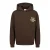 Retour Jeans hoodie met backprint – donkerbruin