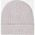 Calvin Klein Patch Chunky Rib Cotton Beanie Silver Sconce