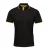 Premier Herencontrast Coolchecker Polo Shirt (Zwart/Zonnebloem)